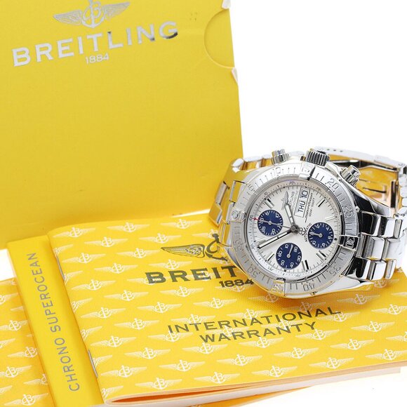 BREITLING Super Ocean A13340 Day-Date Chronograph Automatic Men's Watch_882629 - Picture 1 of 7